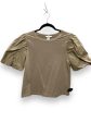 Top Short Sleeve By H&m In Tan, Size: L Online