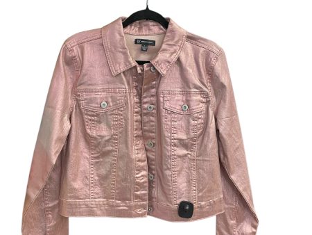 Jacket Denim By Inc In Pink Denim, Size: L Supply