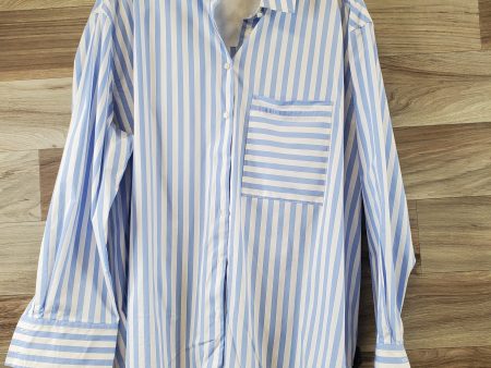 Top Long Sleeve By Clothes Mentor In Striped Pattern, Size: Xl Hot on Sale