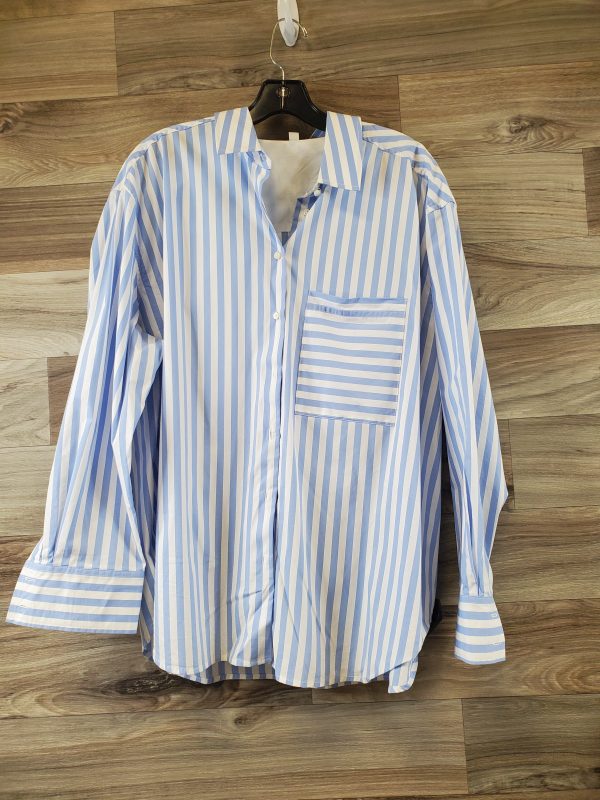 Top Long Sleeve By Clothes Mentor In Striped Pattern, Size: Xl Hot on Sale