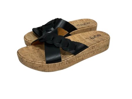 Sandals Flats By Earth In Black, Size: 10 Sale