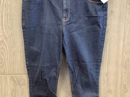 Jeans Skinny By Old Navy In Blue Denim, Size: 16 Online