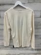 Top Long Sleeve By Clothes Mentor In Cream, Size: Xl Sale