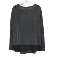 Top Ls By Inc In Black & Silver, Size:L on Sale