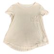 Top Short Sleeve By American Eagle In Peach, Size: M Cheap