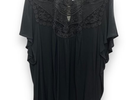 Top Short Sleeve By Torrid In Black, Size: 4x Cheap