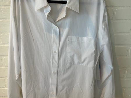 Top Long Sleeve By Flx In White, Size: Xl Online Sale