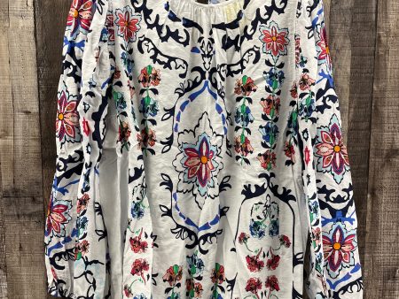 Top Long Sleeve By Lane Bryant In Floral Print, Size: 3x For Cheap