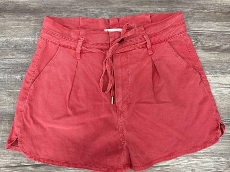 Shorts Designer By Paige In Red, Size: 4 For Cheap