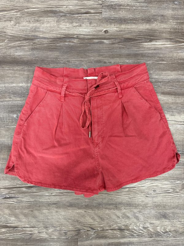 Shorts Designer By Paige In Red, Size: 4 For Cheap