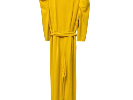 Jumpsuit By Calvin Klein In Yellow, Size: 6 Online Hot Sale