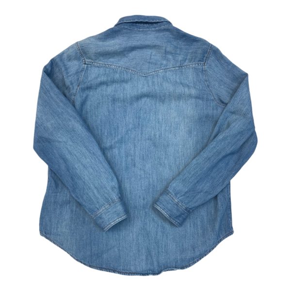 Top Long Sleeve By Old Navy In Blue Denim, Size: M Online now