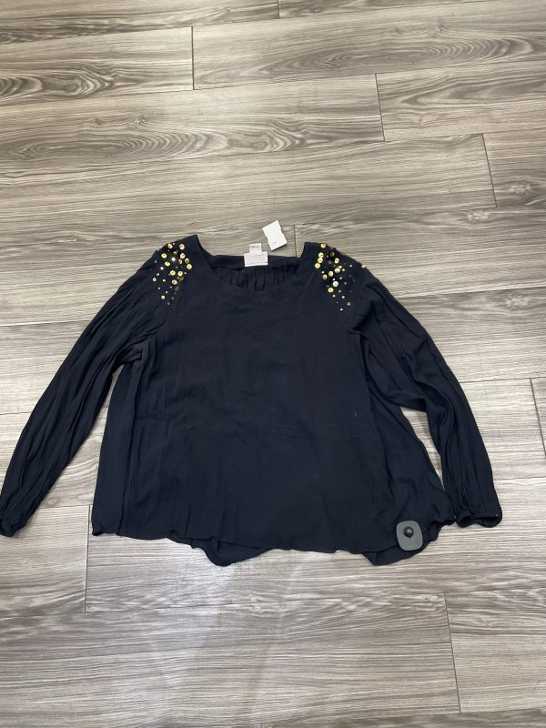 Top Long Sleeve By Ariat In Black, Size: S For Cheap