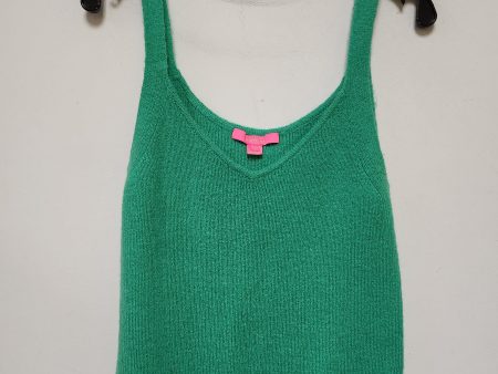 Top Sleeveless Designer By Lilly Pulitzer In Green, Size: L on Sale