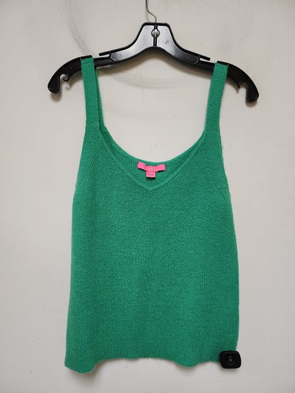 Top Sleeveless Designer By Lilly Pulitzer In Green, Size: L on Sale