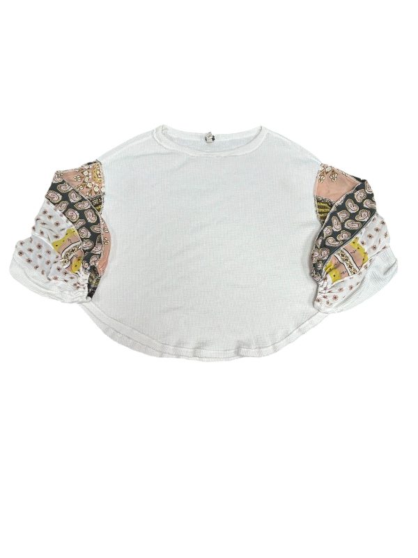 Top Long Sleeve By We The Free In White, Size: M Sale