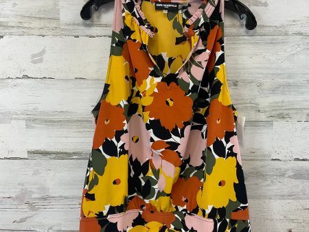 Top Sleeveless By Karl Lagerfeld In Yellow, Size: L For Discount