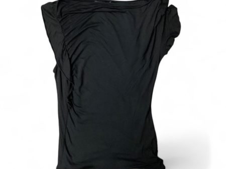 Top Short Sleeve By Banana Republic In Black, Size: M Online Hot Sale