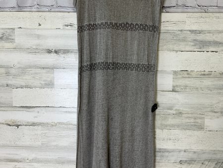 Dress Casual Maxi By Mystree In Grey, Size: L For Sale