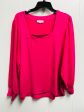 Top Long Sleeve By Calvin Klein In Pink, Size: Xl Online Hot Sale