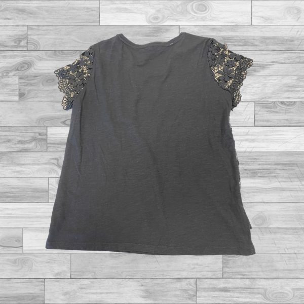 Top Short Sleeve By Ann Taylor In Navy, Size: S Online Sale