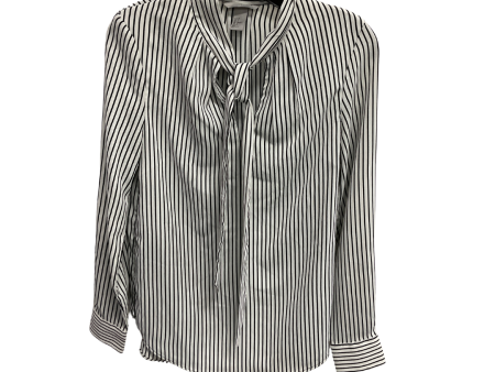 Top Long Sleeve By H&m In Striped Pattern, Size: Xs Online