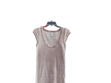 Top Short Sleeve By Free People In Purple, Size: M Online Sale