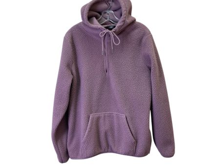 Athletic Sweatshirt Hoodie By Eddie Bauer In Mauve, Size:L Hot on Sale