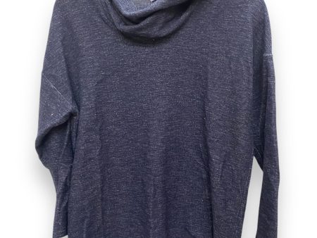 Top Long Sleeve By Green Envelope In Blue, Size: S For Cheap