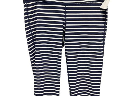 Athletic Leggings By Athleta In Striped Pattern, Size: M Supply