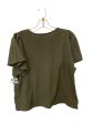 Top Short Sleeve By Madewell In Green, Size: S Cheap