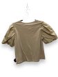 Top Short Sleeve By H&m In Tan, Size: L Online