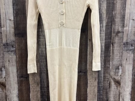 Dress Sweater By Cmf In Cream, Size: S For Sale