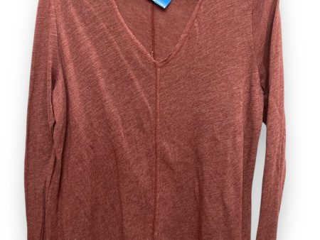 Top Long Sleeve By Project Social Tee In Red, Size: M For Cheap