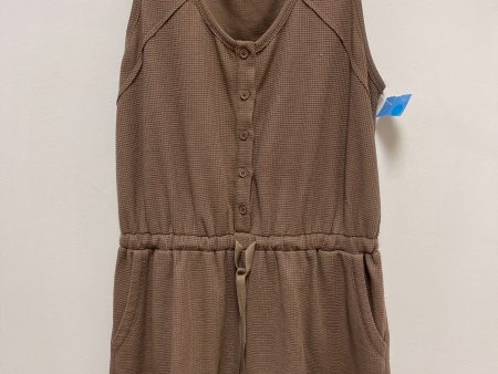 Romper By Pink Lily In Brown, Size: L For Sale