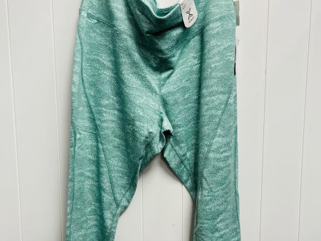 Athletic Capris By Xersion In Green, Size: 1x Sale