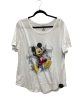 Top Short Sleeve Basic By Disney Store In White, Size: 3x Online