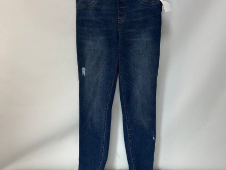 Jeans Skinny By Spanx In Blue Denim, Size: M Cheap