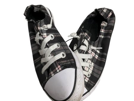 Shoes Athletic By Falls Creek In Black & Grey, Size: 8 For Cheap