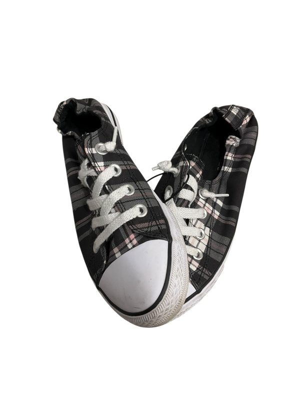 Shoes Athletic By Falls Creek In Black & Grey, Size: 8 For Cheap