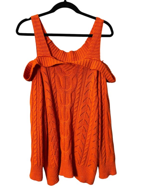 Sweater By Clothes Mentor In Orange, Size: L Discount