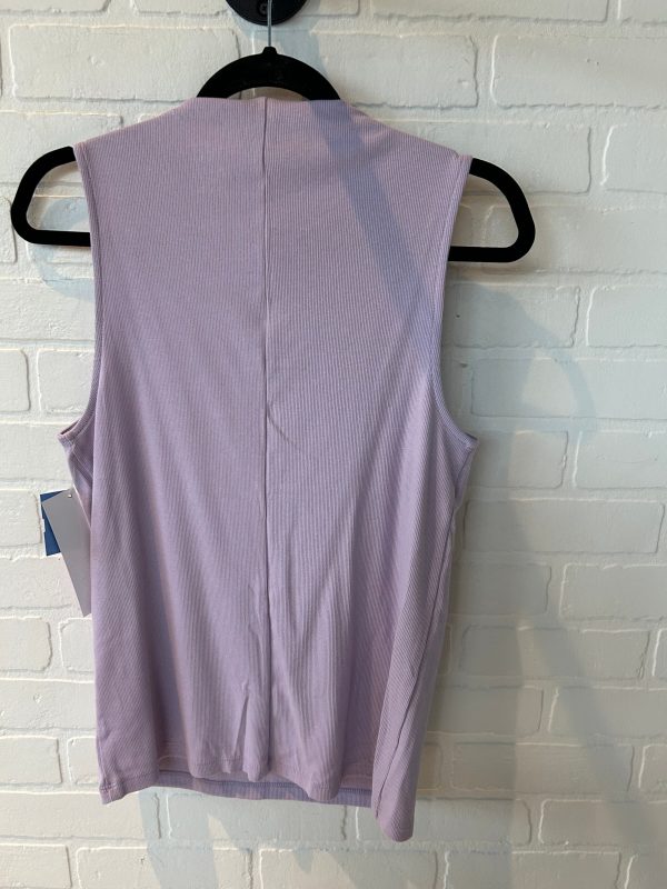 Top Sleeveless By A New Day In Purple, Size: L Discount