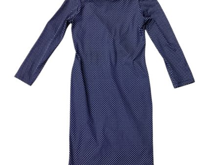 Dress Casual Midi By Alice + Olivia In Blue & White, Size: Xs For Cheap