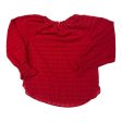 Top Long Sleeve By Loft In Red, Size: S Discount