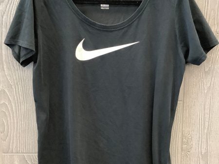 Athletic Top Short Sleeve By Nike In Black, Size: Xl For Sale