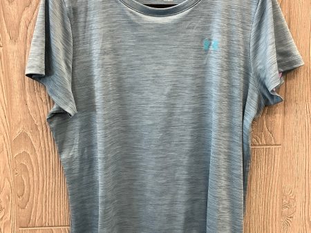 Athletic Top Short Sleeve By Under Armour In Blue, Size: Xl Online Hot Sale