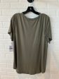 Top Short Sleeve Basic By Jm Collections In Green, Size: Xl Sale