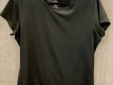 Athletic Top Short Sleeve By Danskin Now In Black, Size: Xl Cheap