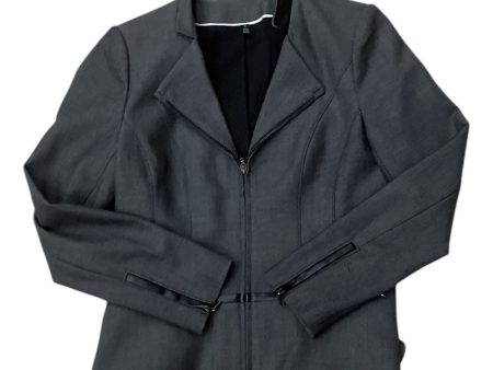 Blazer Designer By White House Black Market In Grey, Size: M Online Hot Sale