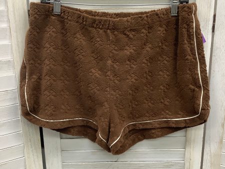 Brown Shorts Designer Tory Burch, Size L Discount